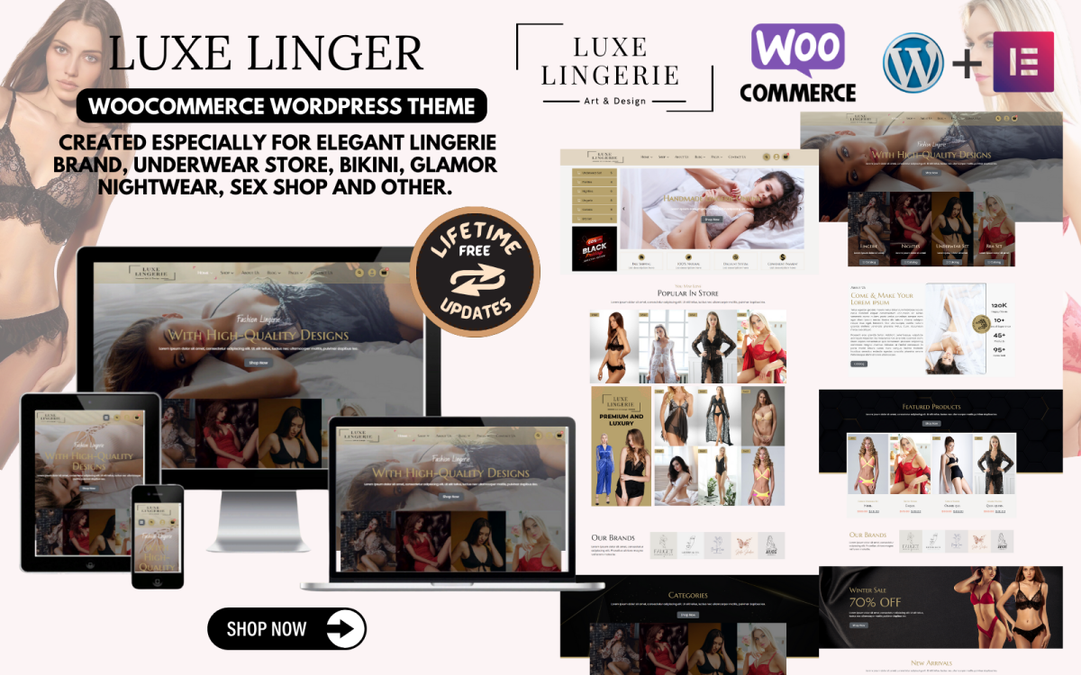 Luxe Linger - Elegant Lingerie Brand, Underwear Store, Bikini, Glamor  Nightwear, Sex shop