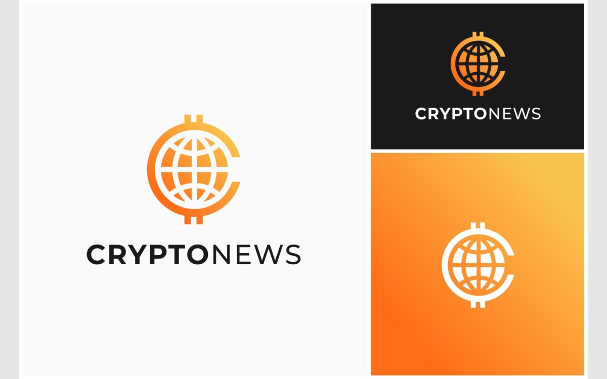 Crypto Currency Global News Logo #413480 - TemplateMonster
