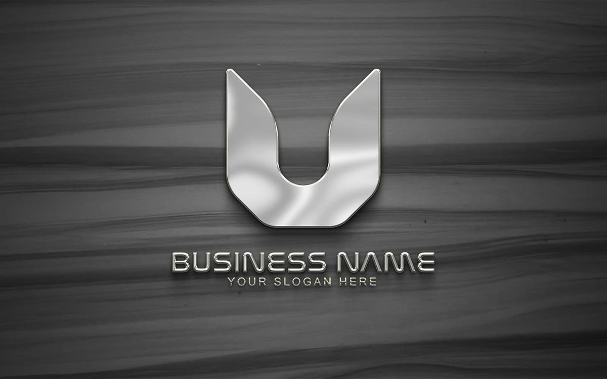 Professional U letter Logo Design - tech- Brand Identity, image size:1200x750