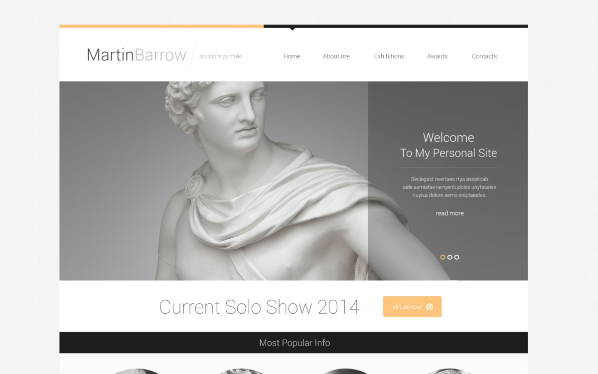 Sculpture Responsive Website Template