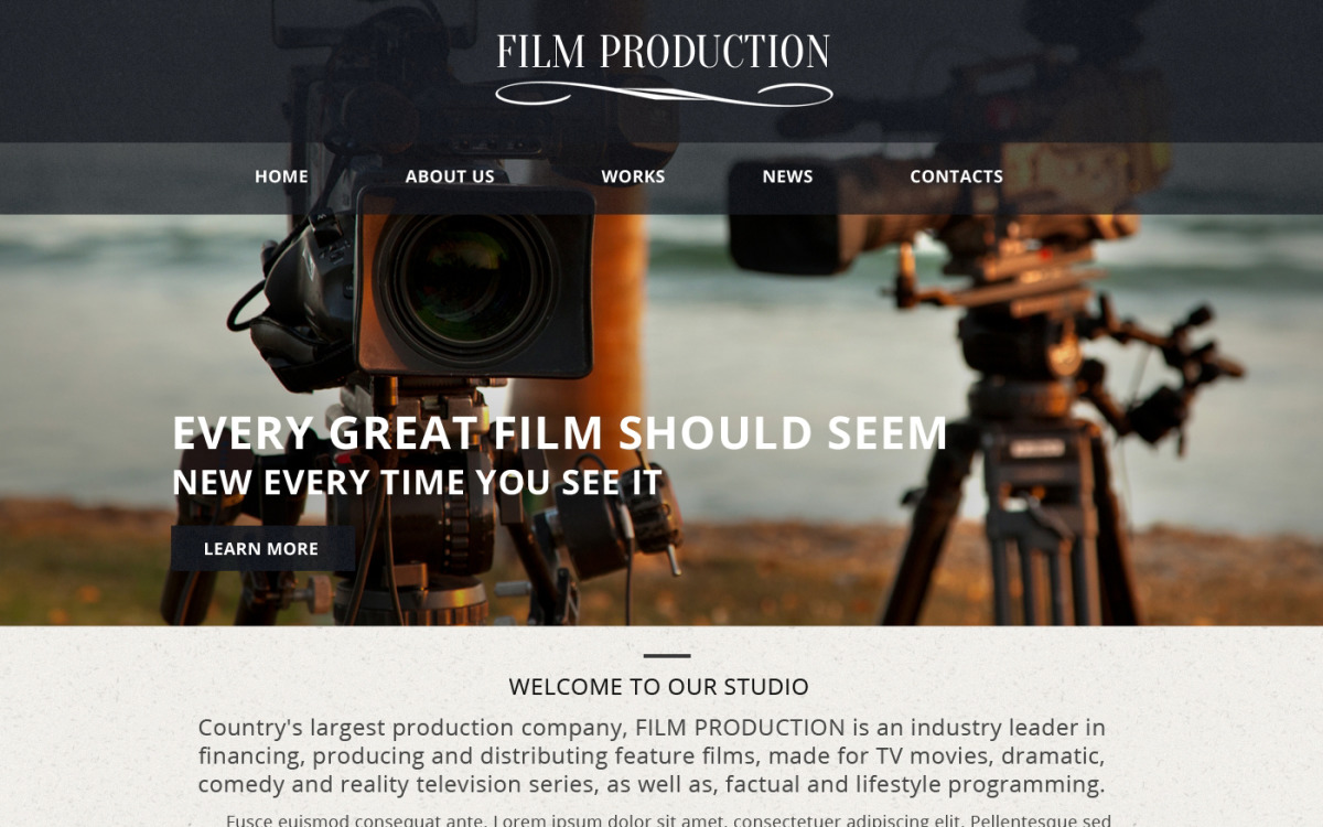 Video Lab Responsive Website Template - TemplateMonster