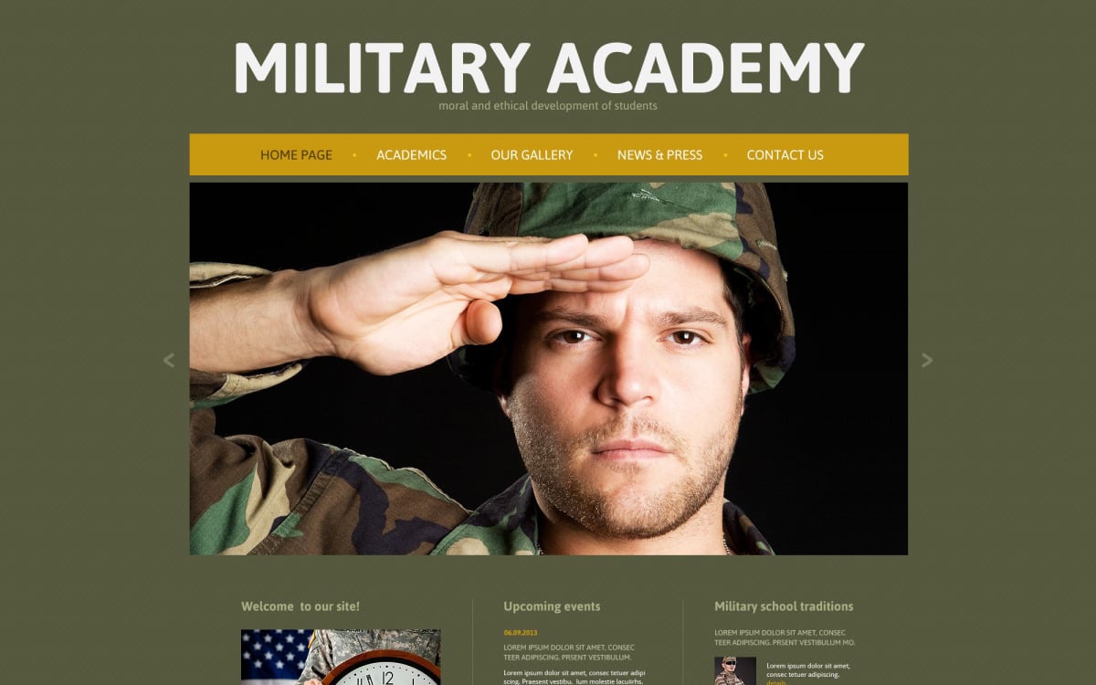 Личный сайт военных. Military website Design. Military site. .PSD военные журналы.