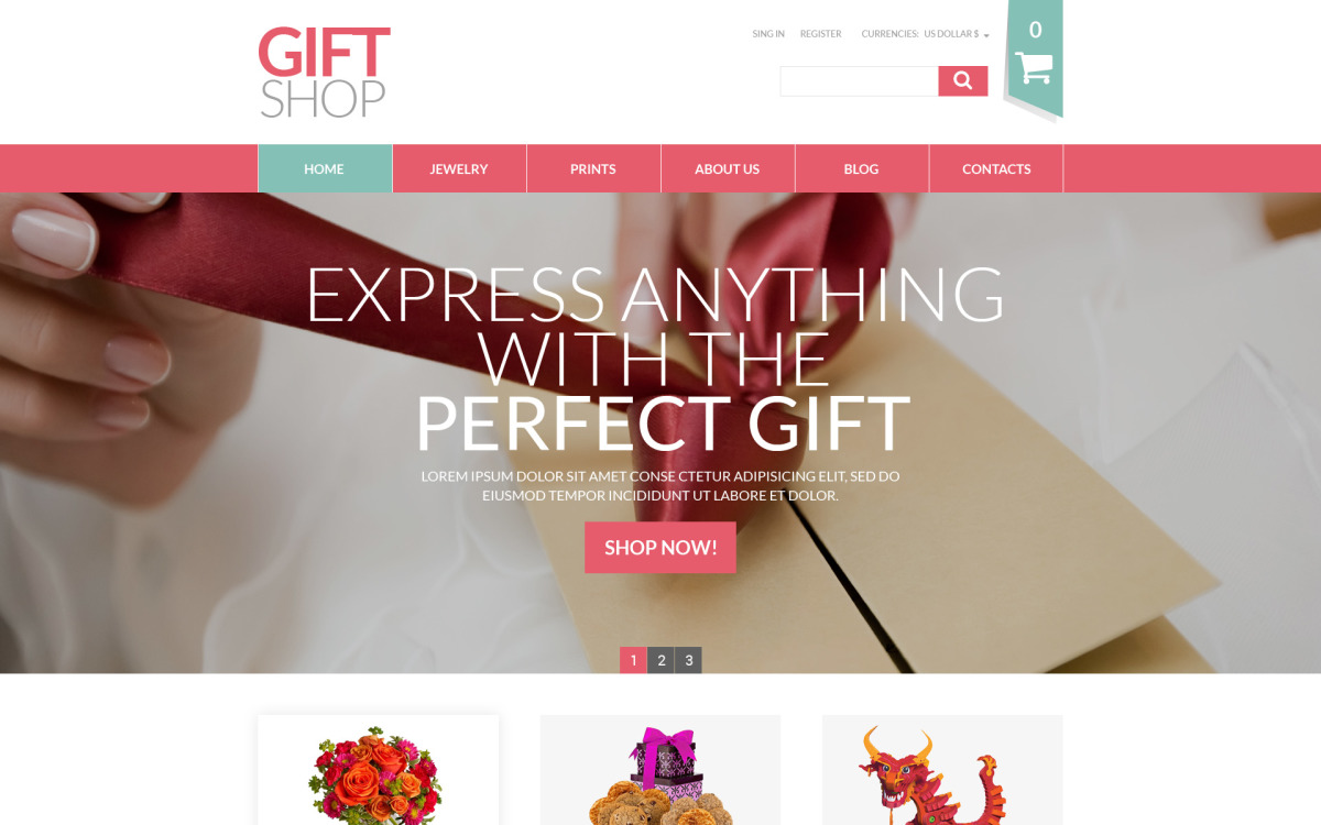 Gift Shop Website | Search by Muzli