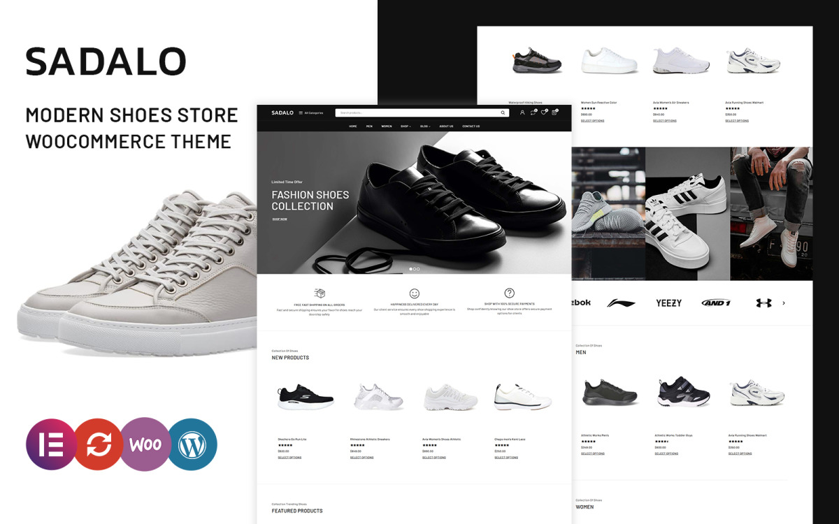 Sadalo Thème WooCommerce pour magasin de chaussures et de mode
