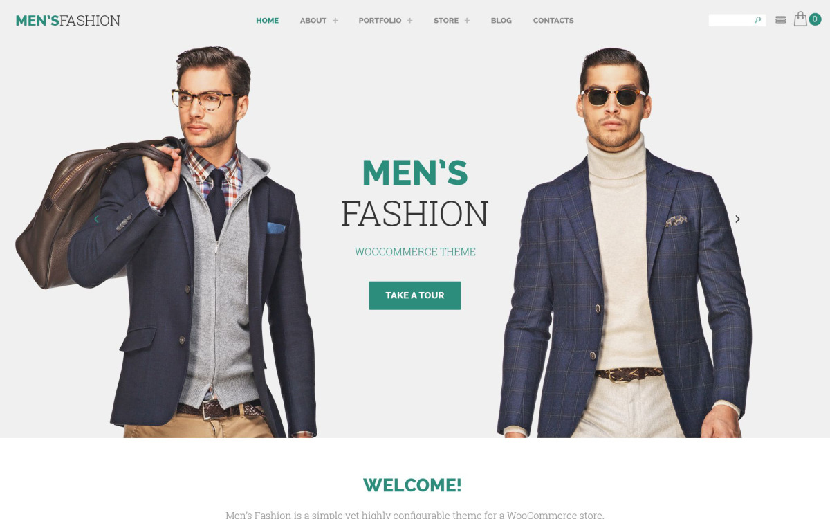 Mens Fashion WooCommerce Theme #55275 - TemplateMonster