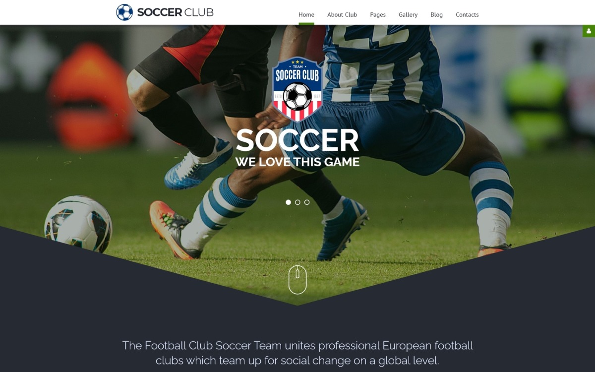 Criar Site Futebol Joomla Responsivo 950 S - Fácil de Editar