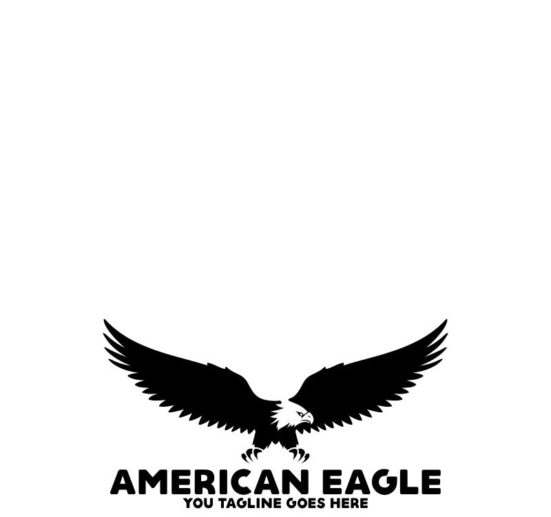 American Eagle Logo Template #64742 - TemplateMonster