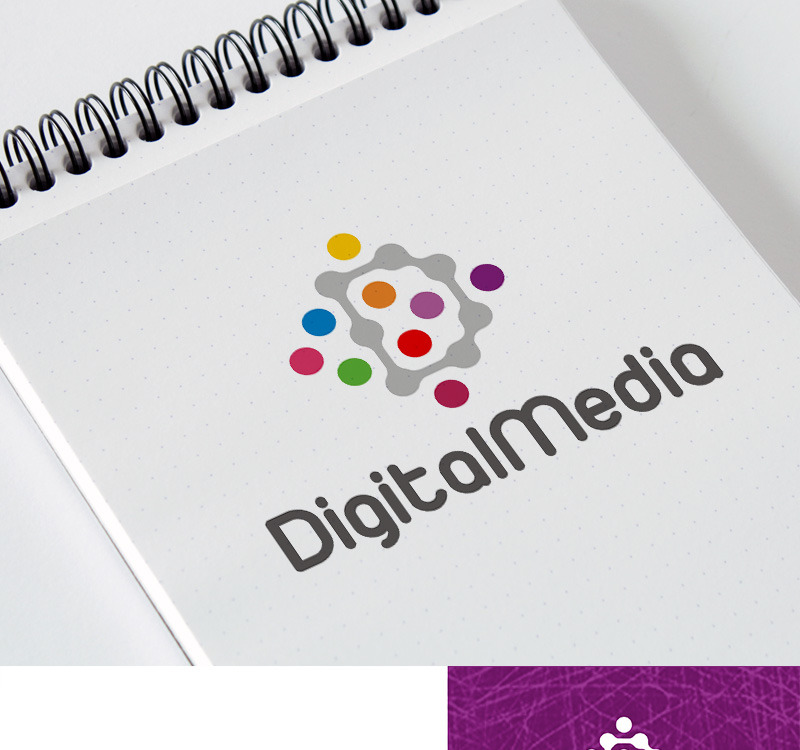 Digital Media - Logo Template #65784 - TemplateMonster
