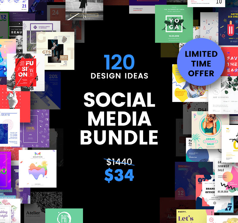 Social Media Cover / Header & Post Design Bundle