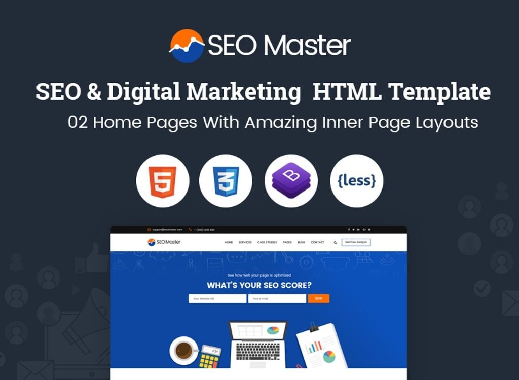 SEO Master - SEO & Digital Marketing Agency Website Template