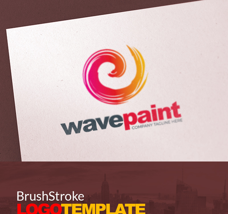 Paint Brush Color - Logo Template #67475 - TemplateMonster