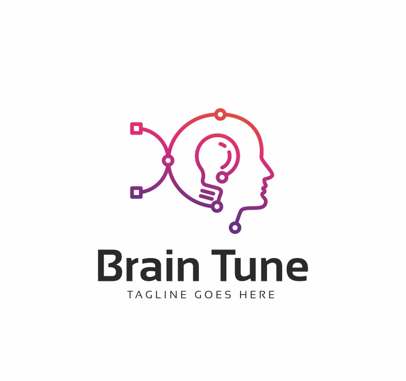 Brain Edit - Logo Template #67524 - TemplateMonster