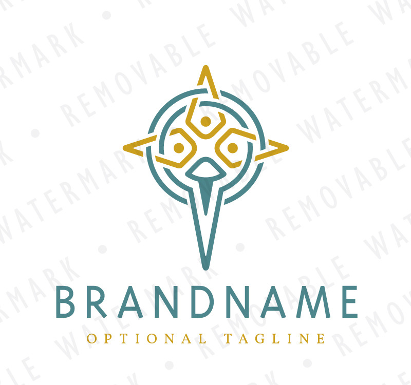 Holy Cross Logo Template #68419 - TemplateMonster