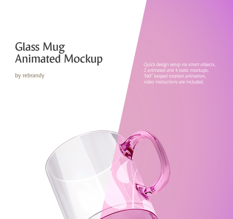 Download Glass Mug Animated Product Mockup 68694 Templatemonster