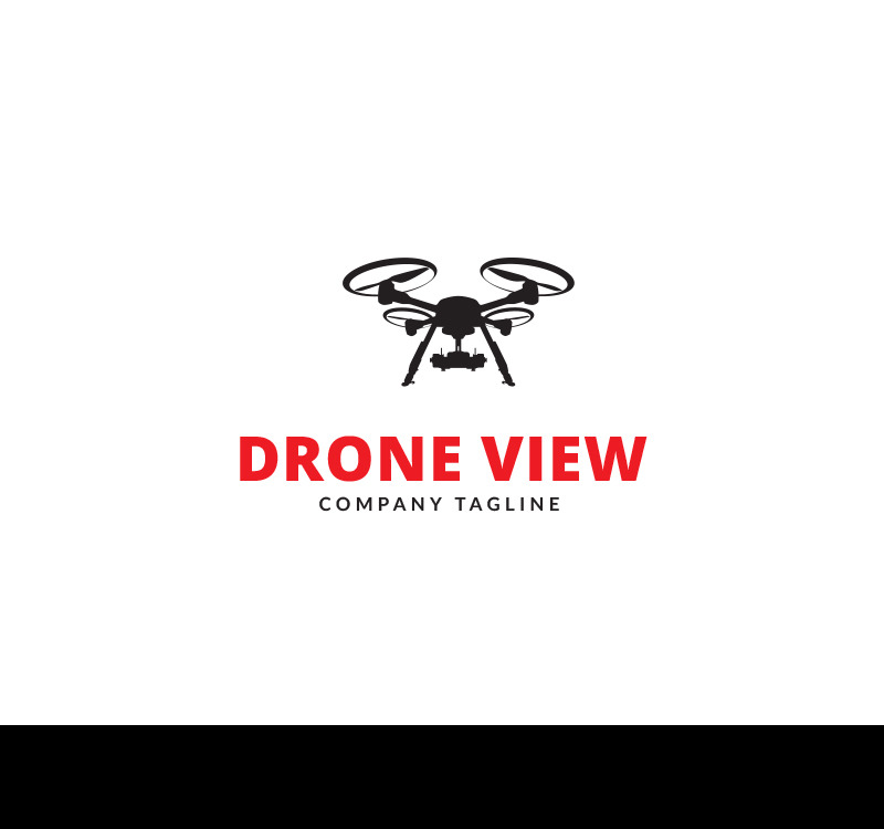 Drone View Logo Template #69638 TemplateMonster