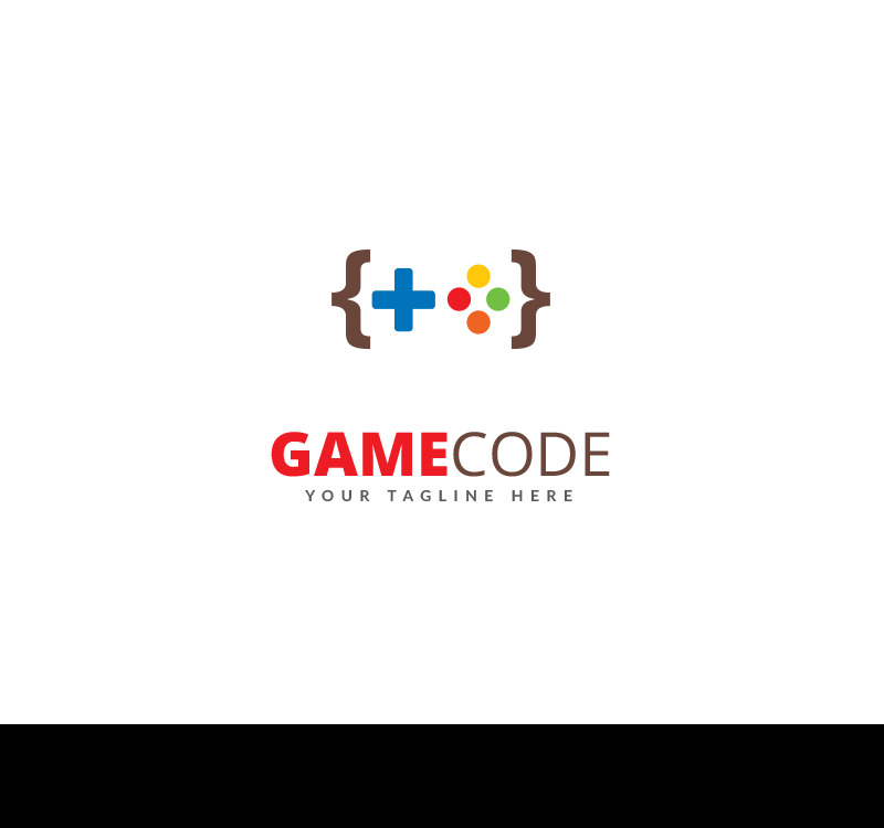 Game Code Logo Template 69978 TemplateMonster