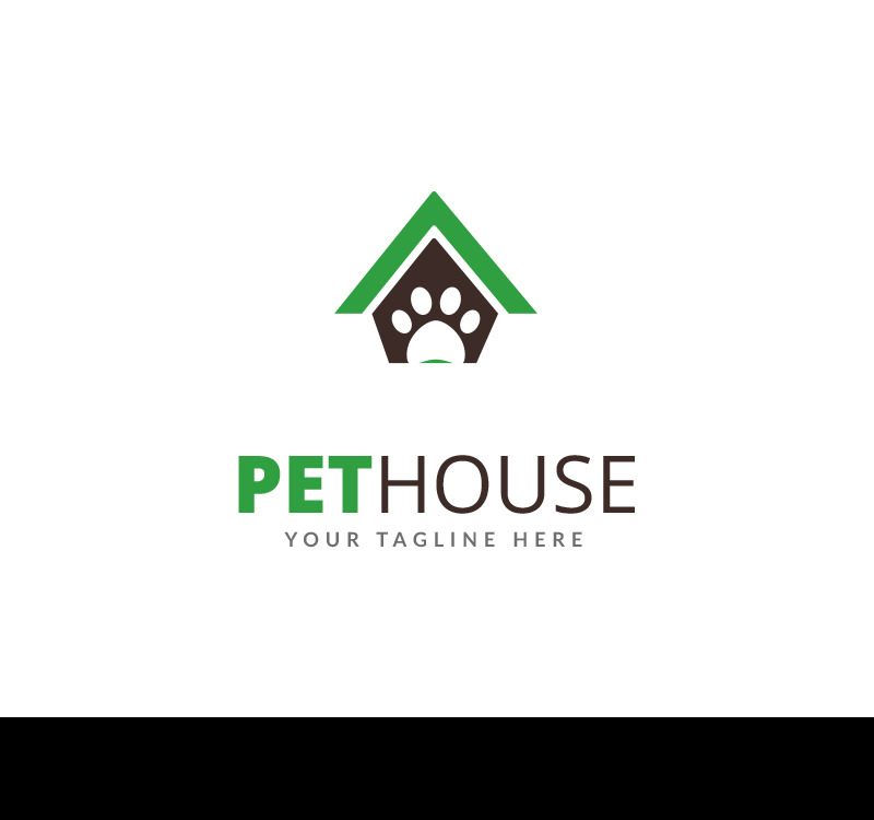 Pet House - Logo Template #70241 - TemplateMonster