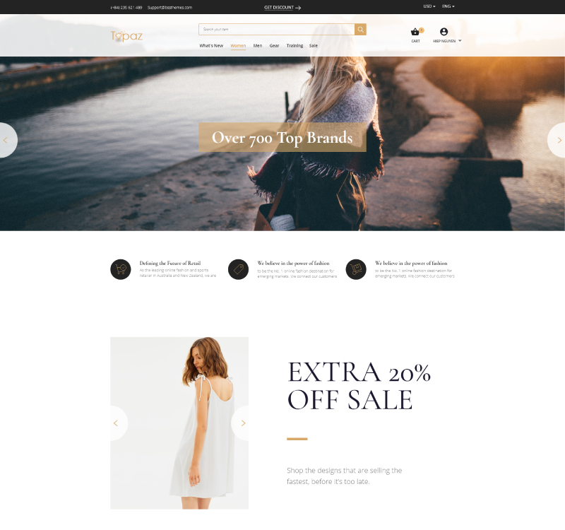 Topaz | Multi-purpose Responsive Magento Theme