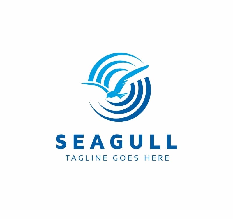 Seagull Logo Template #70741 - TemplateMonster