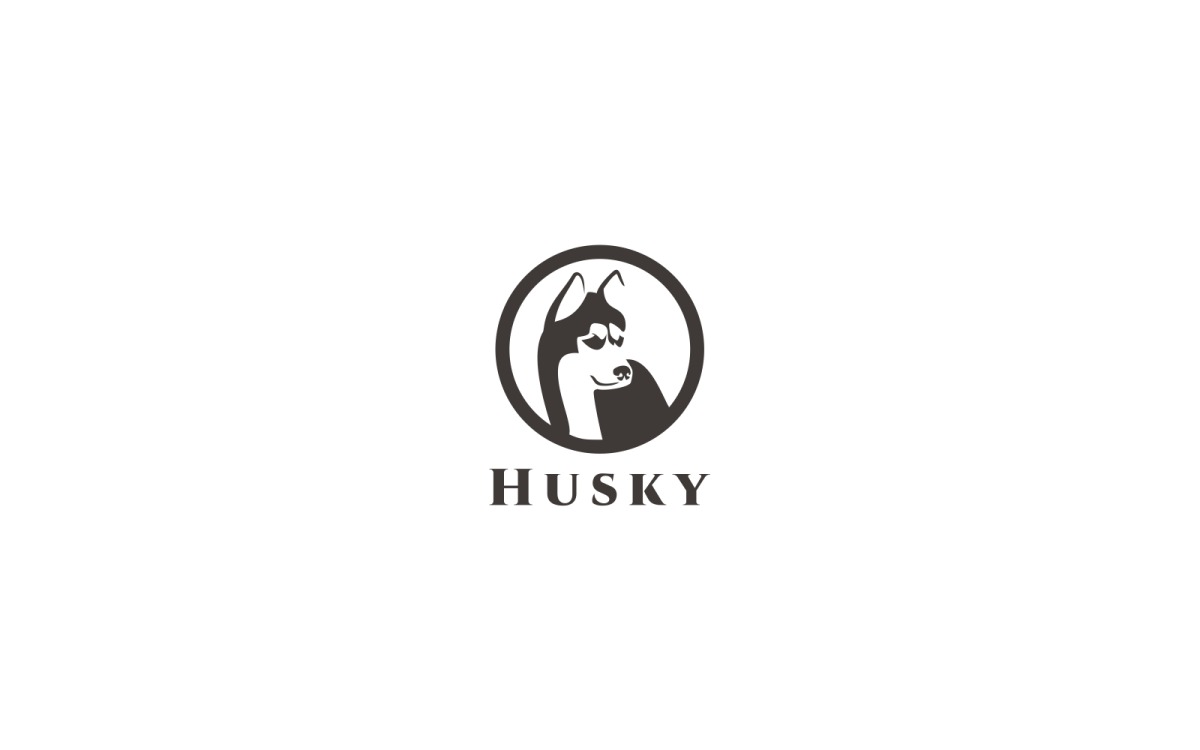 Husky Logo Template #70874 - TemplateMonster