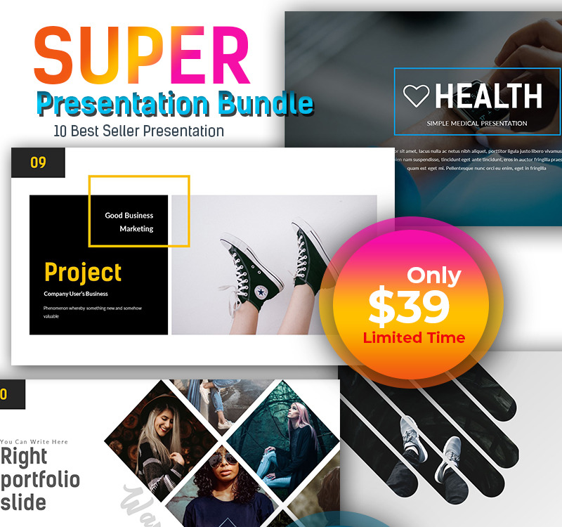 Super - 10 Best Seller PowerPoint PowerPoint Template