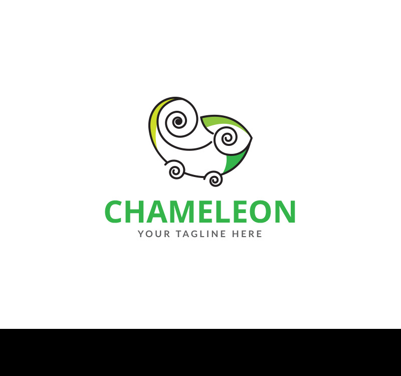 Chamaleon Spiel Logo Vorlage 73360 Templatemonster