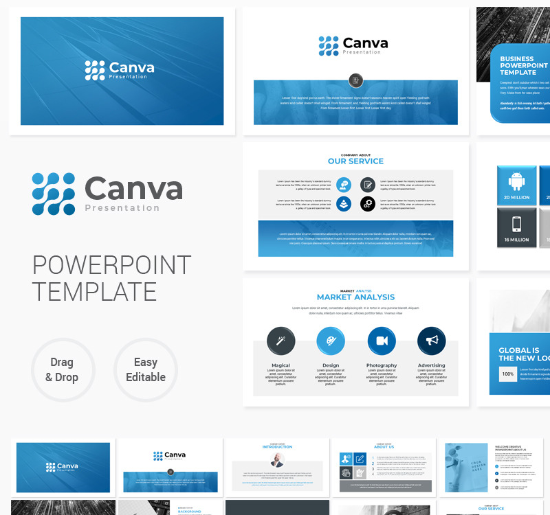 Canva không chỉ cung cấp các mẫu PowerPoint miễn phí, mà nó còn là trình chỉnh sửa đa dụng với rất nhiều tính năng thú vị. Tạo ra trình chiếu đáp ứng mong muốn của bạn với các mẫu trình chiếu PowerPoint đa dạng của Canva. Hãy ghé qua ảnh liên quan để khám phá thêm về sự đa dụng của Canva khi tạo các mẫu PowerPoint!