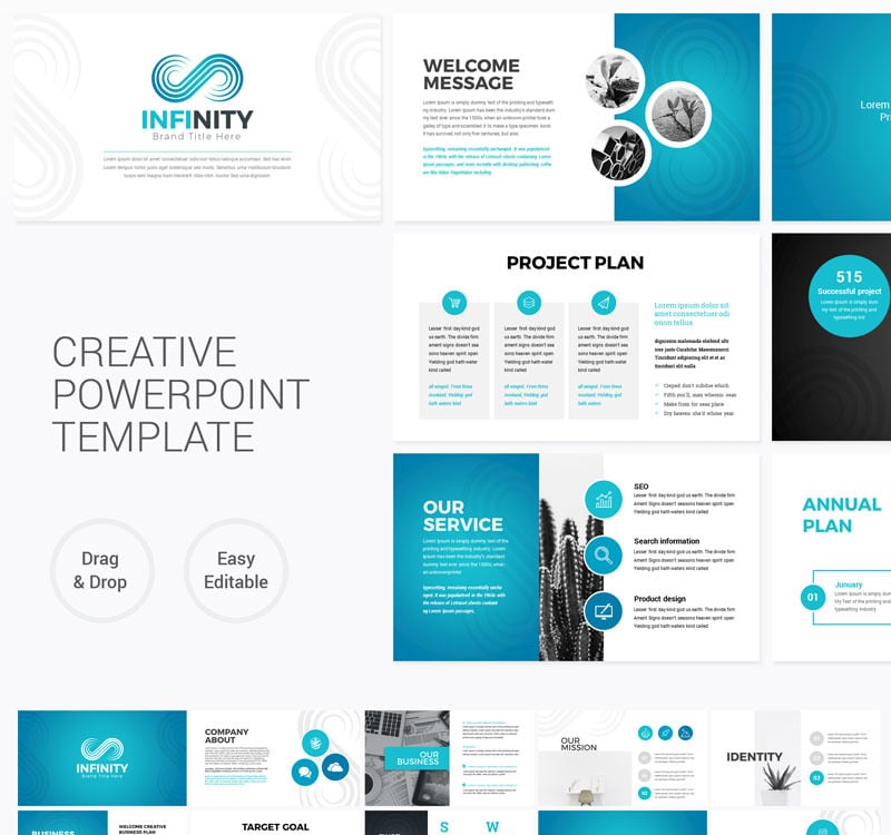 Infinity - Modern PowerPoint Template - TemplateMonster