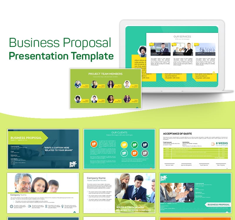 Business Proposal PowerPoint Template - TemplateMonster