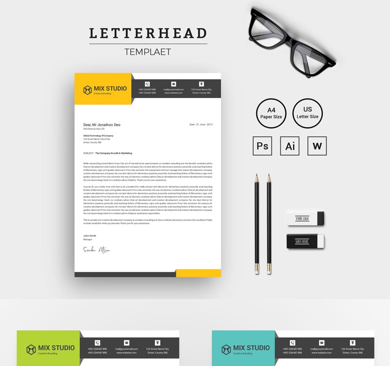 Html Letterhead Template