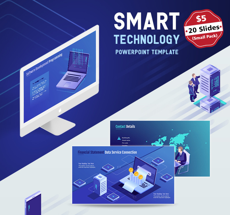 Smart Tech - PowerPoint Template #75746 - TemplateMonster