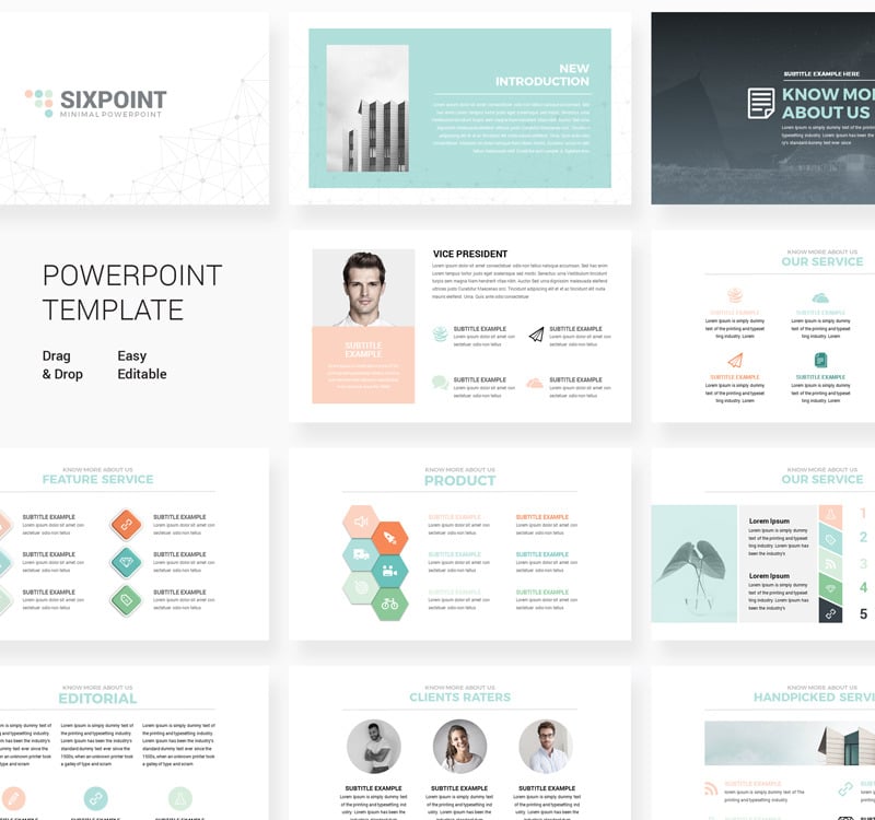 Sixpoint - PowerPoint Template #76239 - TemplateMonster