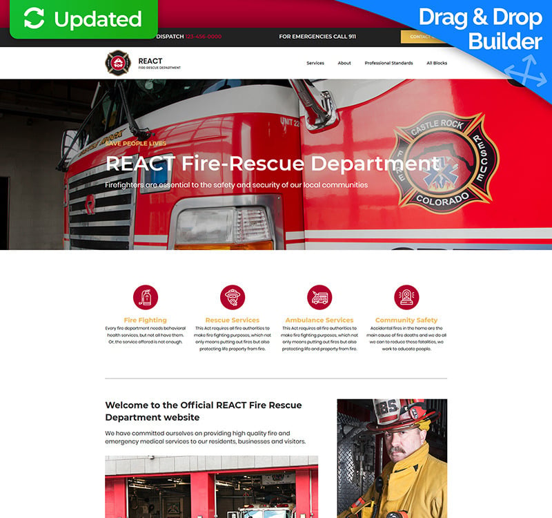 React Plantilla De P gina De Destino Del Departamento De Bomberos react-plantilla-de-p-gina-de-destino-del-departamento-de-bomberos