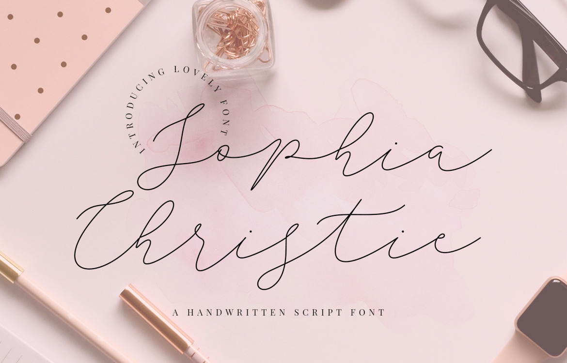 Sophia Christie Cursive Font 77021 TemplateMonster