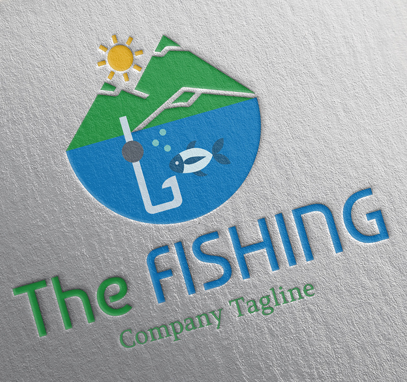 Fishing Company Logo Template #77194 - TemplateMonster