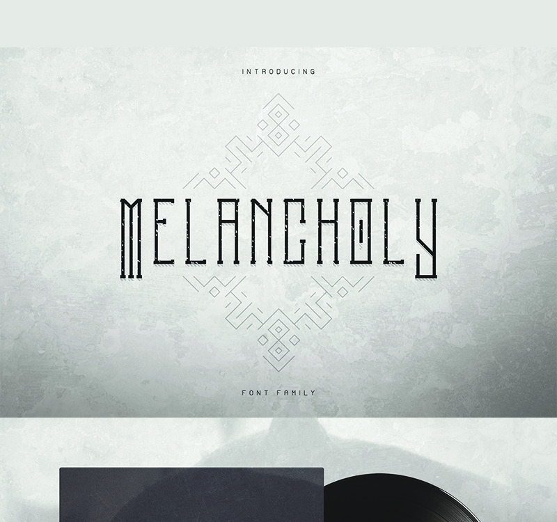 Melancholy Font 78002 TemplateMonster