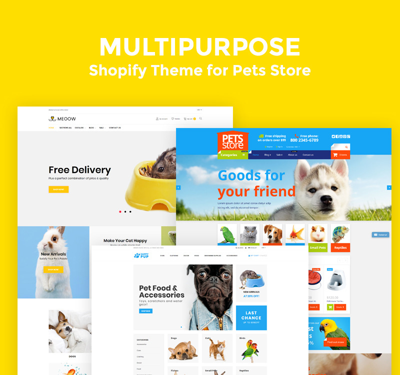 Cat shop shopify store