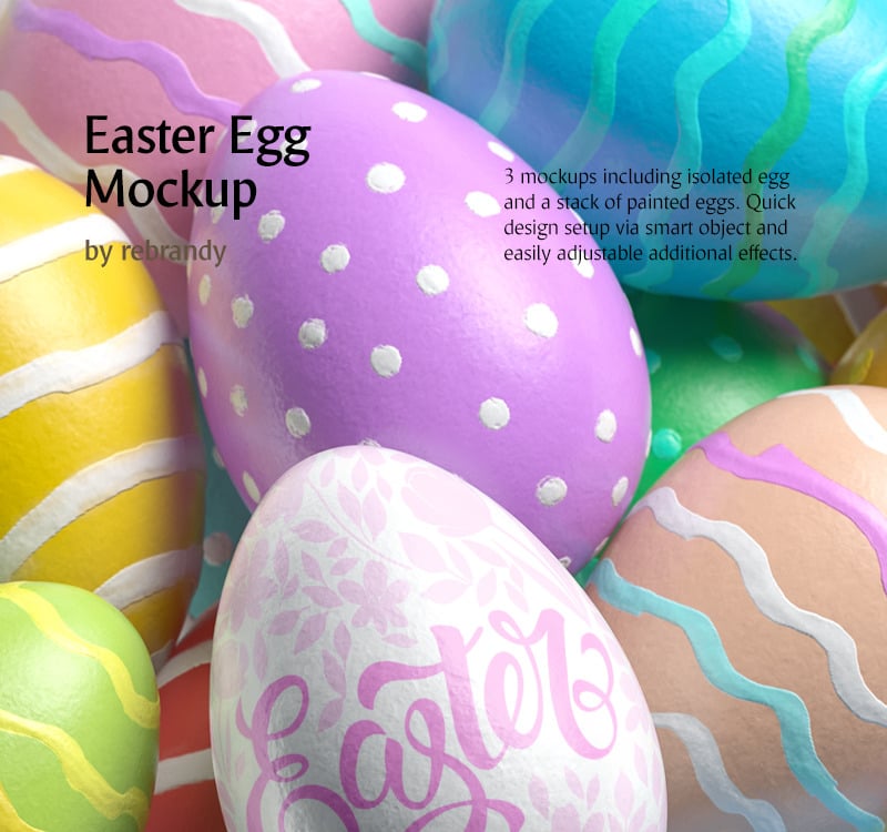 Download Easter Egg Product Mockup 78732 Templatemonster