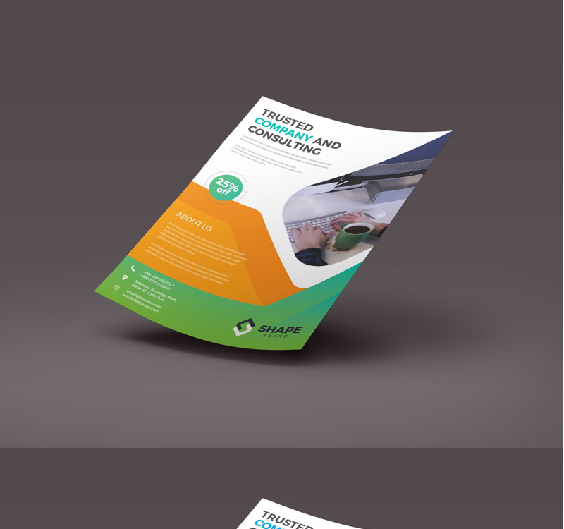 Trusted Minimal Flyer - Corporate Identity Template