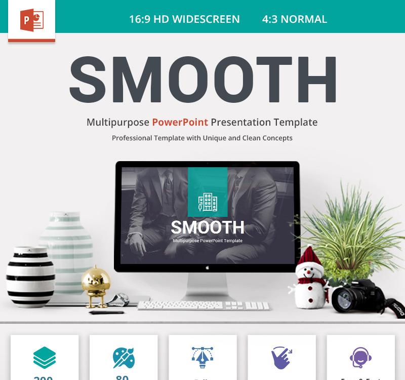 smooth powerpoint presentation template