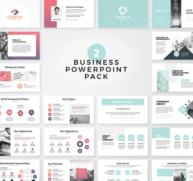 Canva - Business PowerPoint Template - TemplateMonster