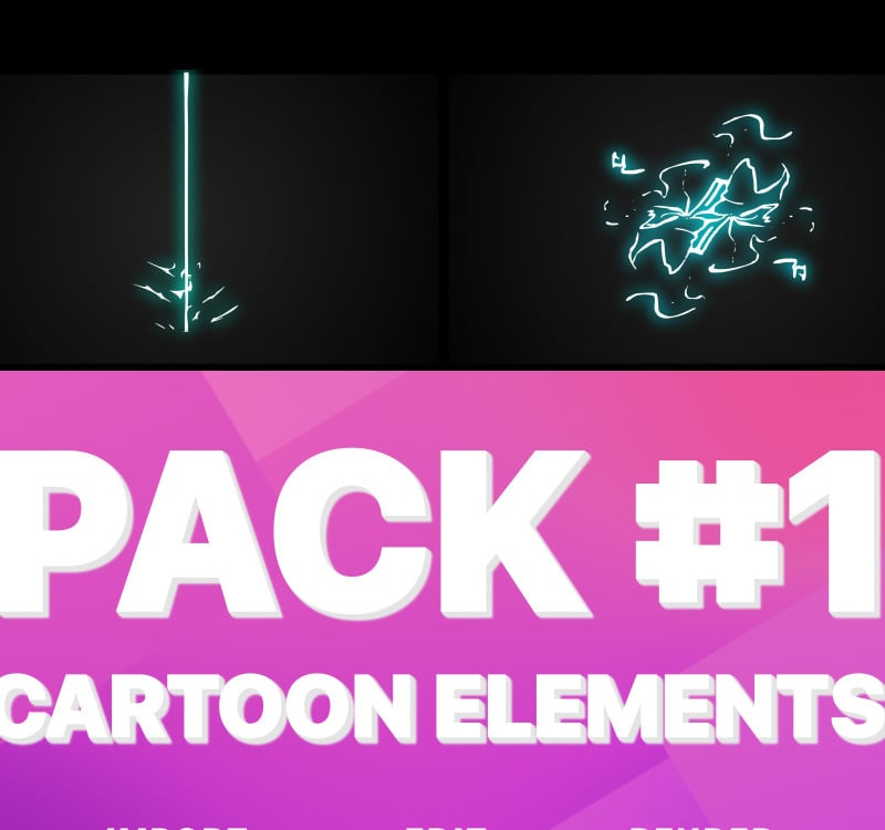 Electricity, Smoke And Fire Elements After Effects Intro