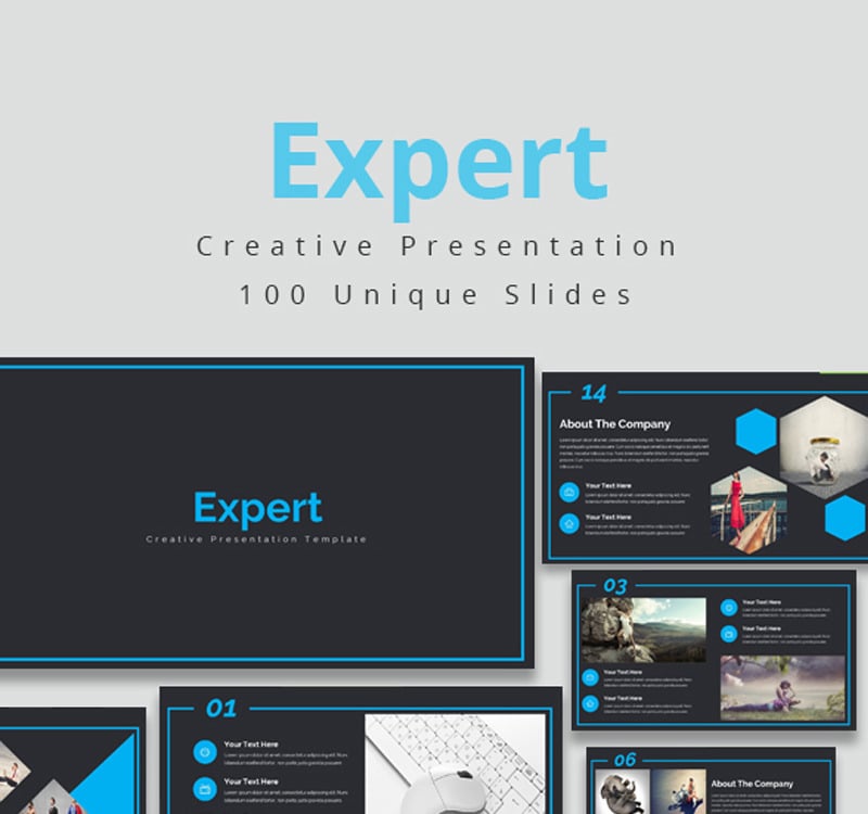 Expert PowerPoint Template #80824 - TemplateMonster