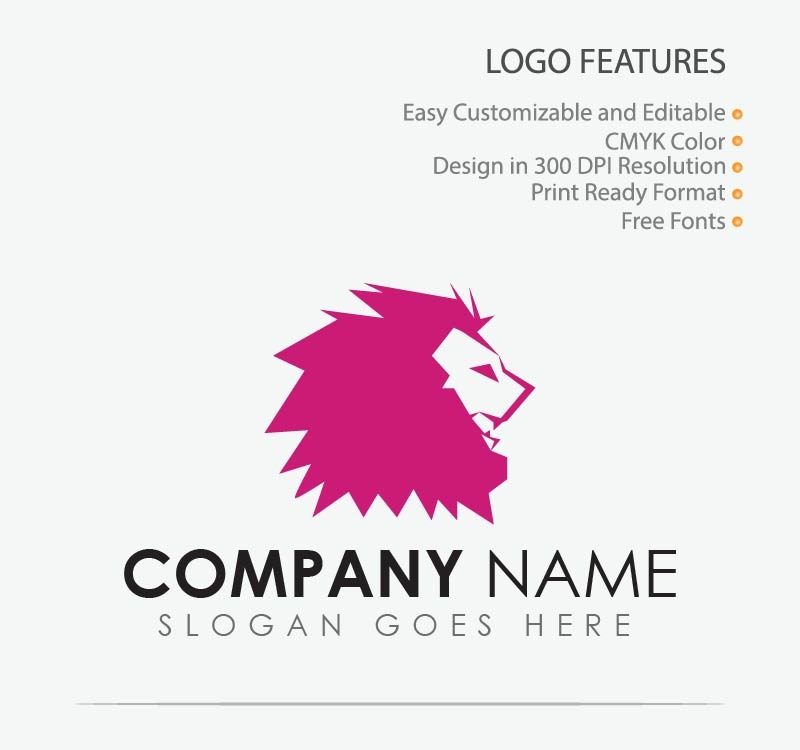 Vector Lion Logo Template #80855 - Templatemonster