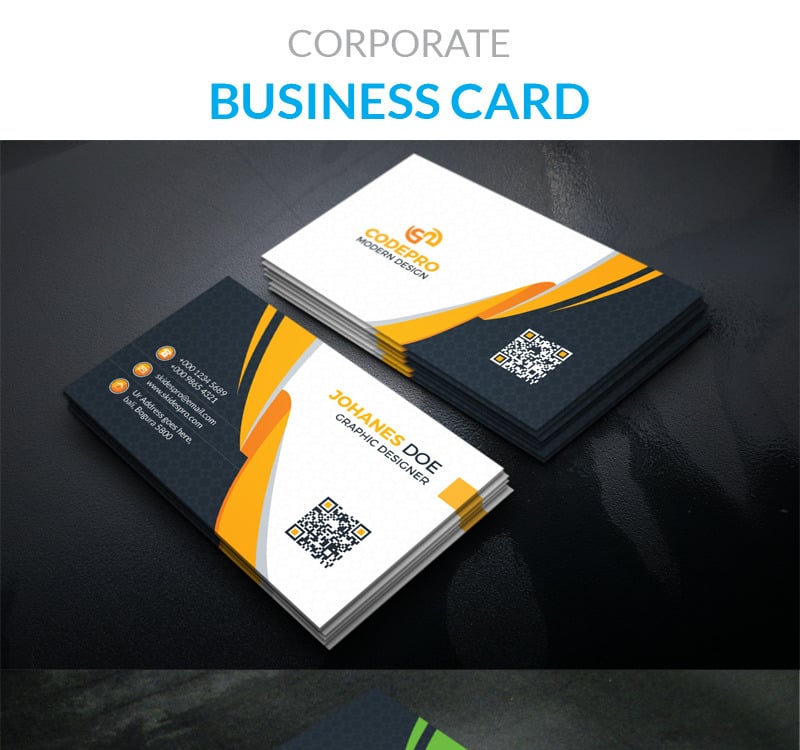 Doe Business Card - Corporate Identity Template