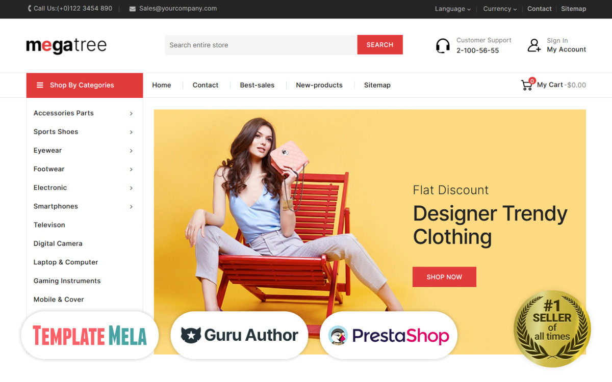 MegaTree Prestashop Theme