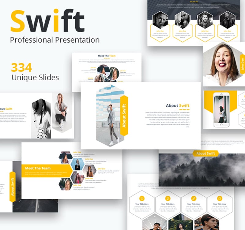 Swift - Multi-Purpose PowerPoint Template - TemplateMonster