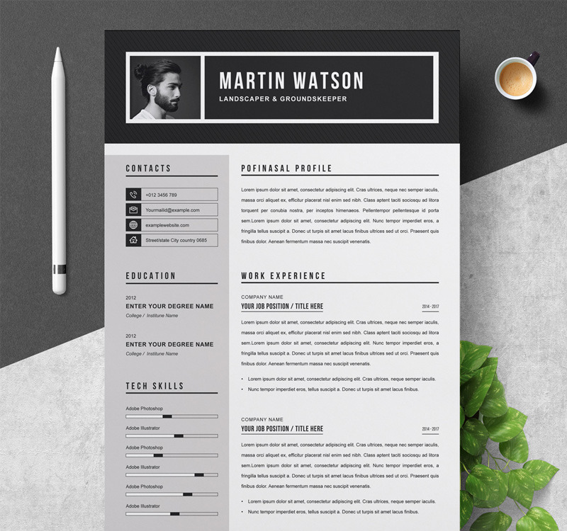 Watson Resume Template #82604 - TemplateMonster