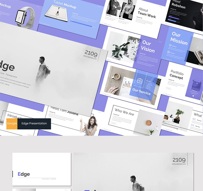 Edge Google Slides #86934 - TemplateMonster
