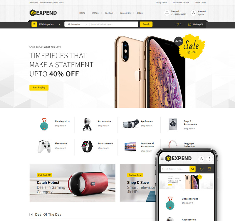 Expend - Multipurpose OpenCart Template - TemplateMonster